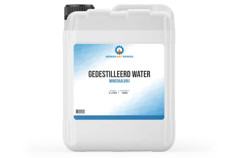 Merkproduct GEDESTILLEERD WATER