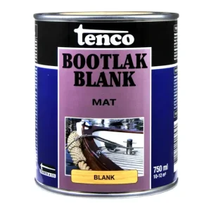 Beperkt Aanbod TENCO BOOTLAK BLANK MAT