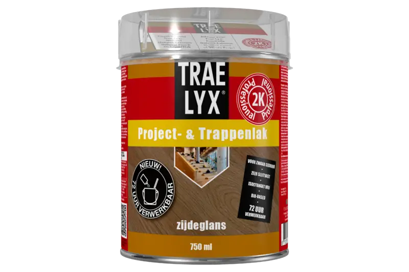 TRAE-LYX PROJECT- EN TRAPPENLAK Gratis Retour