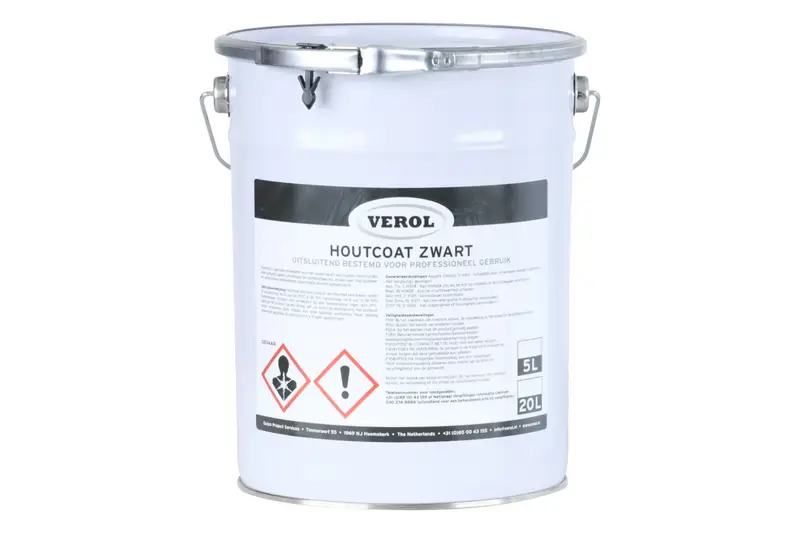 VEROL HOUTCOAT ZWART Laatste Kans
