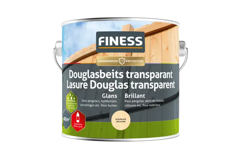 Direct Verzonden FINESS DOUGLASBEITS TRANSPARANT GLANS