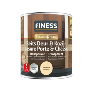 Laatste Kans FINESS BEITS DEUR & KOZIJN BEITS UV TRANSPARANT ZIJDEGLANS