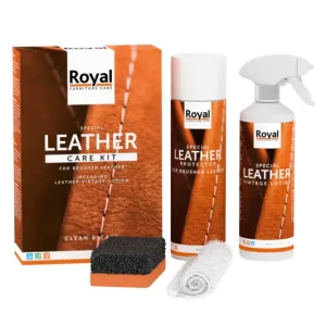 Goedkoop ROYAL LEATHER CARE KIT BRUSHED LEATHER
