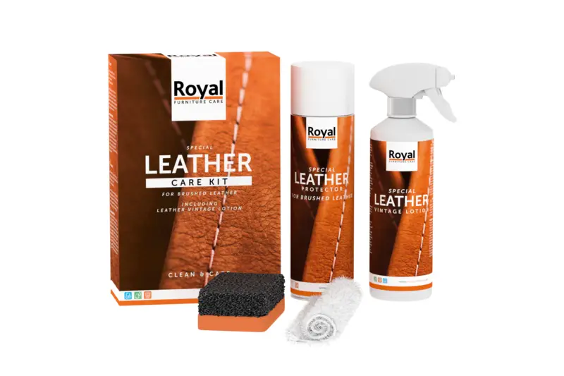 Goedkoop ROYAL LEATHER CARE KIT BRUSHED LEATHER