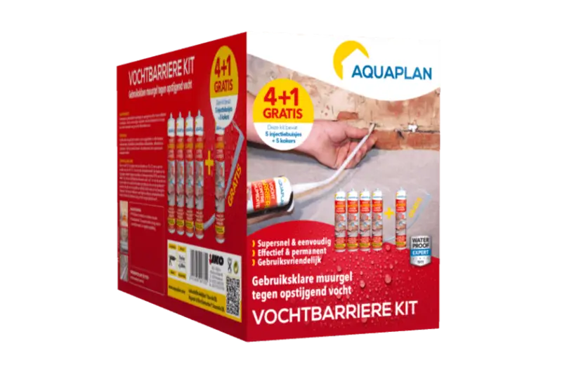 Meest Verkocht AQUAPLAN VOCHTBARRIERE KIT 4+1