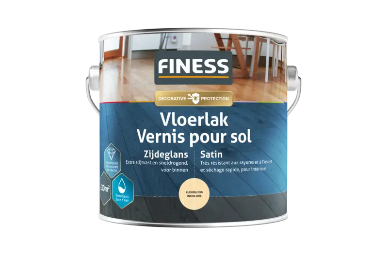 FINESS VLOERLAK ZIJDEGLANS Direct Beschikbaar