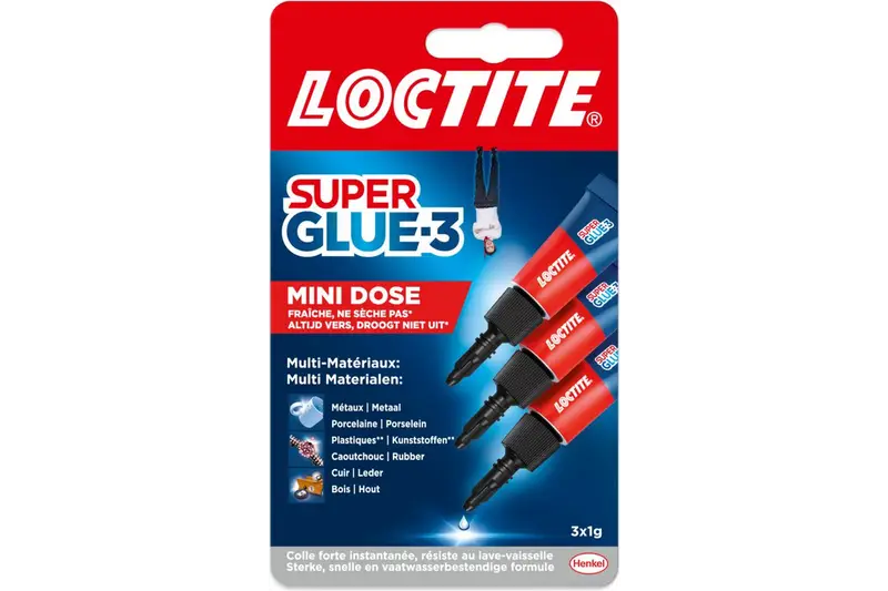 Tijdelijk Beschikbaar LOCTITE SECONDELIJM SG-3 MINITRIO