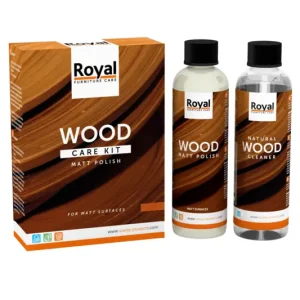 ROYAL MATT POLISH WOOD CARE KIT + CLEANER Dagaanbieding