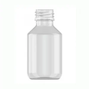 100 ML TRANSPARANTE PET FLES MET KINDVEILIGE DOP Flitsaanbieding