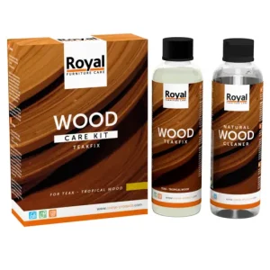 ROYAL TEAKFIX WOOD CARE KIT + CLEANER Finale Uitverkoop