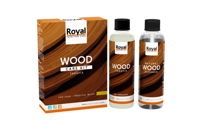 ROYAL TEAKFIX WOOD CARE KIT + CLEANER Finale Uitverkoop
