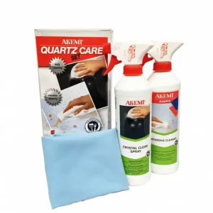 Merkproduct AKEMI ONDERHOUDSET QUARTZ CARE TRANSPARANTE BOX