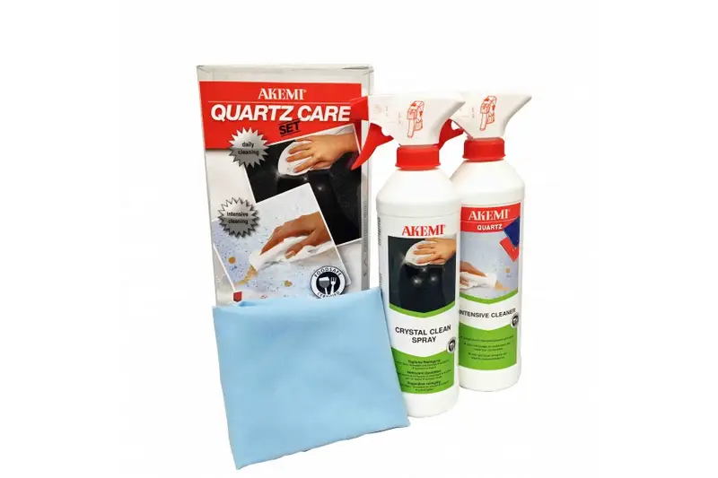 Merkproduct AKEMI ONDERHOUDSET QUARTZ CARE TRANSPARANTE BOX