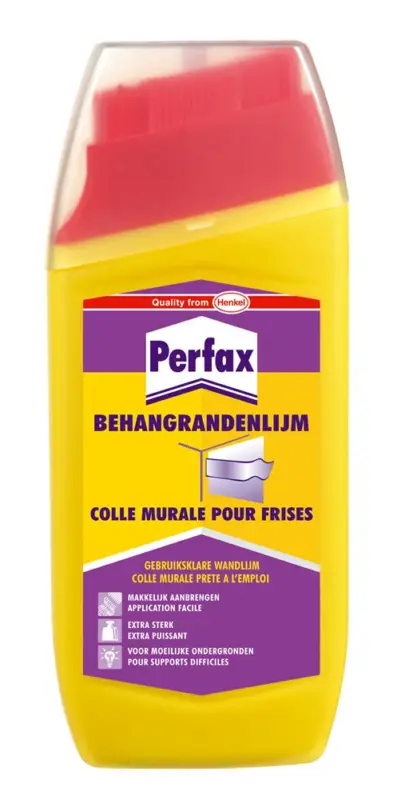 Populair Perfax Behangrandenlijm Borstelfles