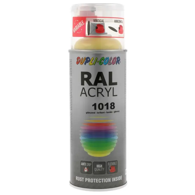 Duplicolor Acryl RAL 1018 Hoogglans Gratis Retour