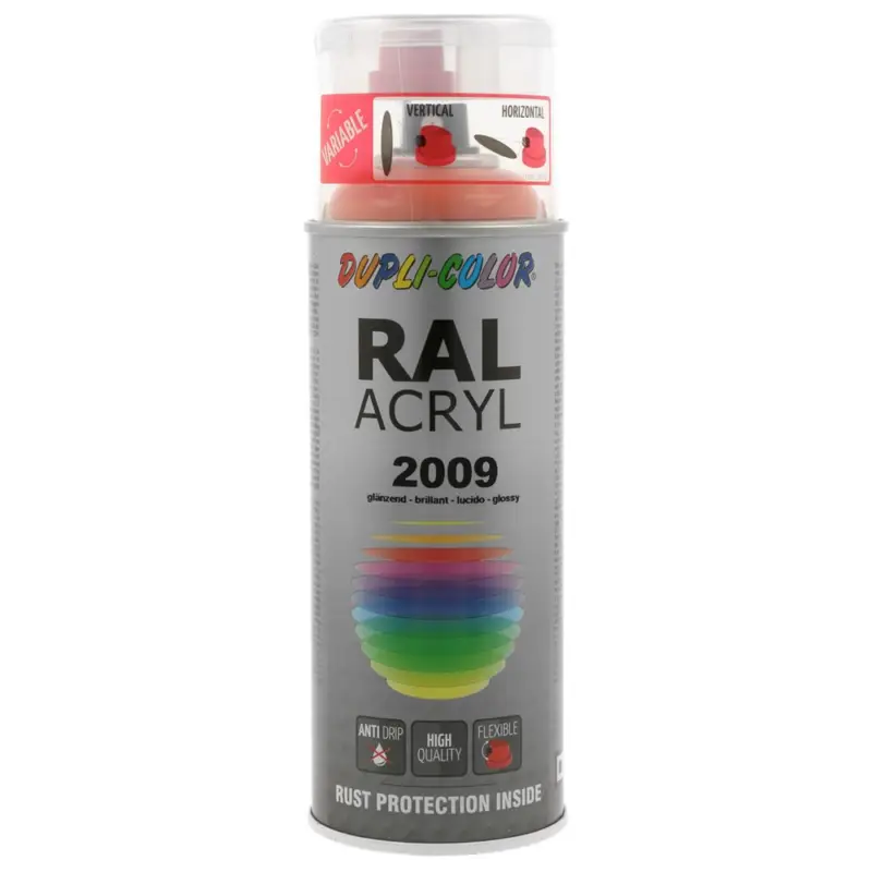 Duplicolor Acryl RAL 2009 Hoogglans Gereduceerde Prijs
