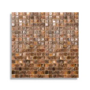 Laatste Versie mozaiek Bruin 29.5 x 29.5