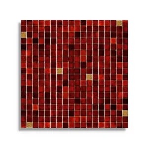 Exclusieve Aanbieding mozaiek Rood 29.6 x 29.6
