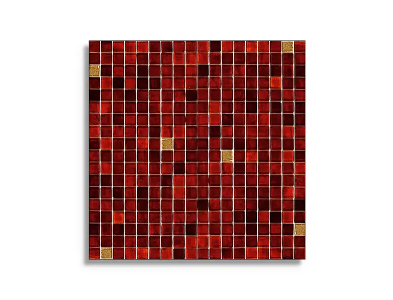 Exclusieve Aanbieding mozaiek Rood 29.6 x 29.6
