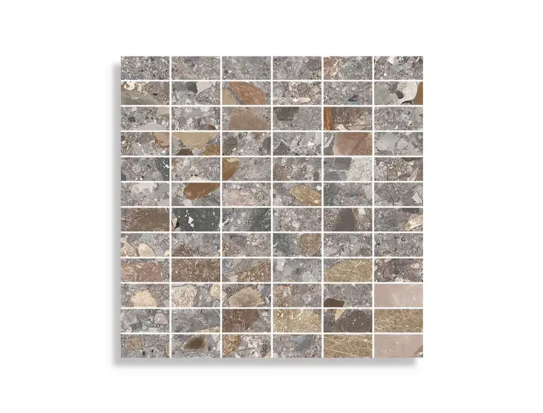 Mozaiek vtwonen Composite Brown Mozaiek (2,4 x 4,8) 30 x 30 Laatste Kans