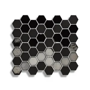 mozaiek Zwart 27.8 x 32.5 Rechtstreeks Van De Fabrikant