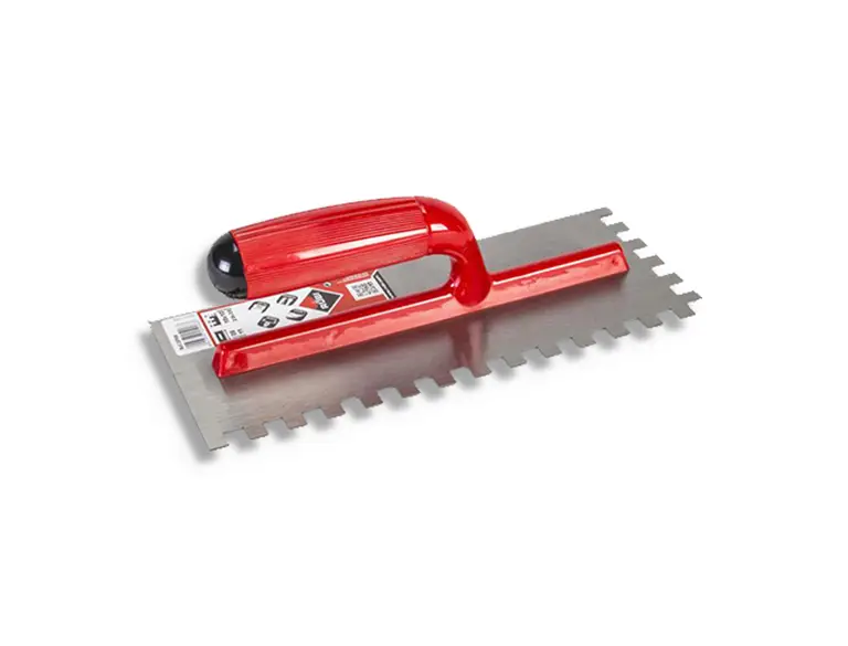 Betaalbaar Tegelgereedschap Rubi Lijmspaan Roestvrij 28Cm 10x10Mm