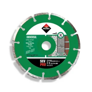 Tegelgereedschap Rubi Sev 115 Pro Gesegmenteerd Hete Deal