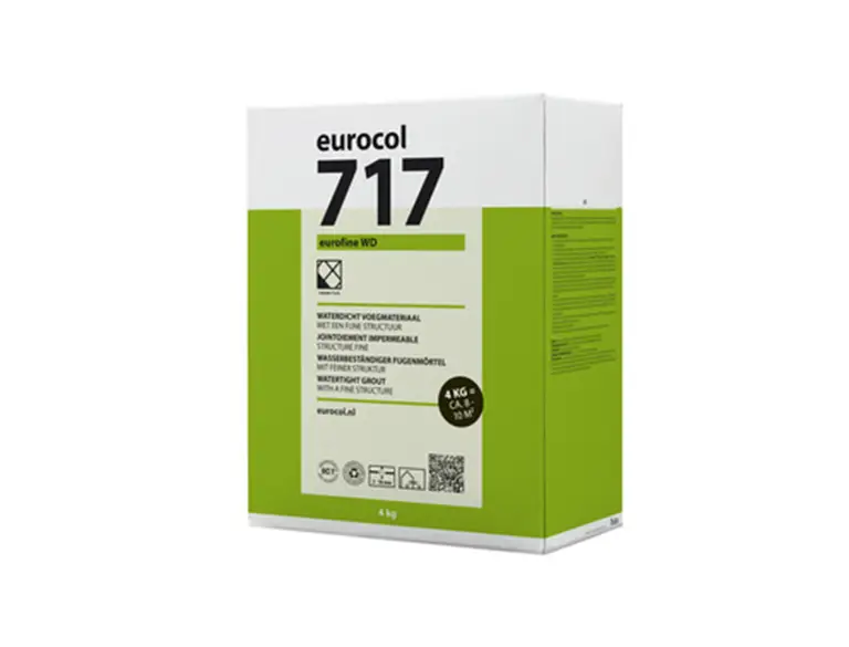 Koop Online voegmiddel Eurocol 717 eurofine WD 4 kg lightgrey