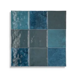 wandtegel Blauw 10 x 10 Dagaanbieding