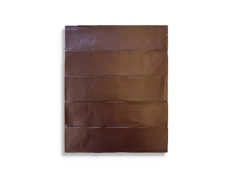 Nieuw wandtegel Bruin 6.2 x 25