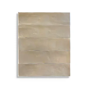 Goedkoop wandtegel Taupe 6.2 x 25