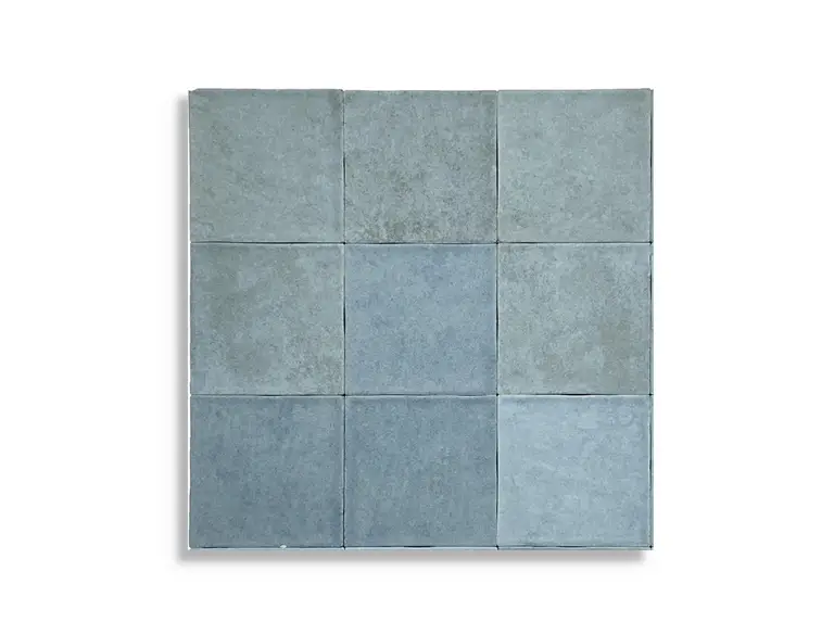 Gratis Retour wandtegel Turquoise 10 x 10