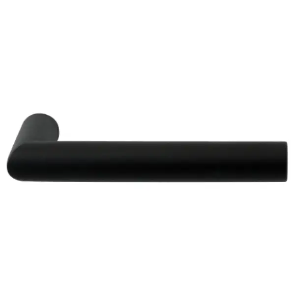 Merkproduct Industrieel achterdeurbeslag RVS mat zwart L-model haaks 19mm