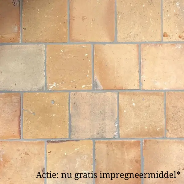 Antieke estrikken wit-geel genuanceerd 20x20cm per m2 Tijdelijk Beschikbaar