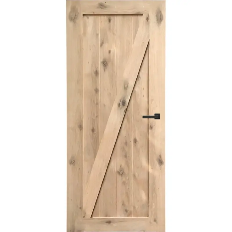 Finale Uitverkoop Eiken fineer binnendeur Roble Uno rechts met enkele klamp
