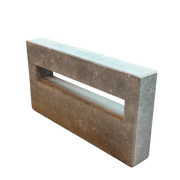 Speciale Aanbieding Belgisch hardstenen inbouw brievenbus model 2