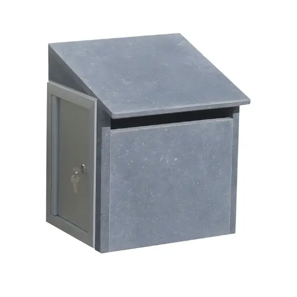 Dagaanbieding Belgische Arduin hardsteen brievenbus wandmodel 1 links