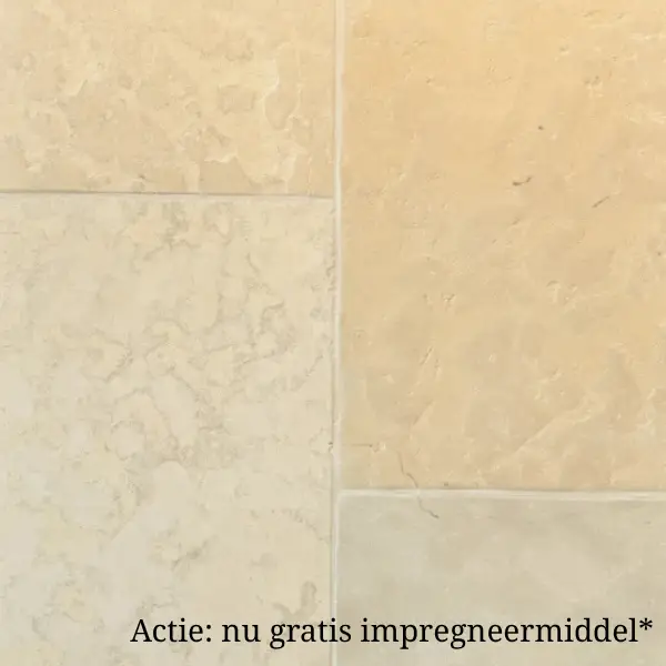 Betaalbaar Bourgondische dallen "Calcaire nuance" geborsteld 40/50 cm breed per m2
