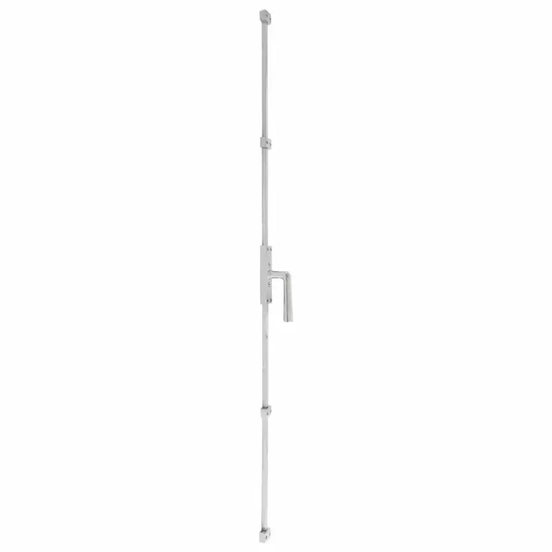 Populair Dauby decoratief raambeslag "Pure Line type 1925+"wit bronsper stuk