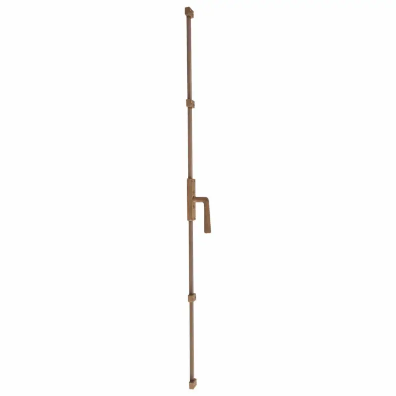 Dauby decoratief raambeslag "Pure Line type 1925+"ruw bronsper stuk Koopje