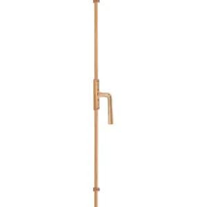 Must-Have Dauby decoratief raambeslag "Pure Line type 1925+"brons gepolijstper stuk