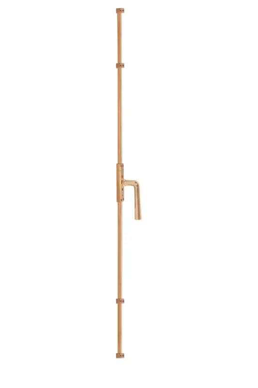 Must-Have Dauby decoratief raambeslag "Pure Line type 1925+"brons gepolijstper stuk