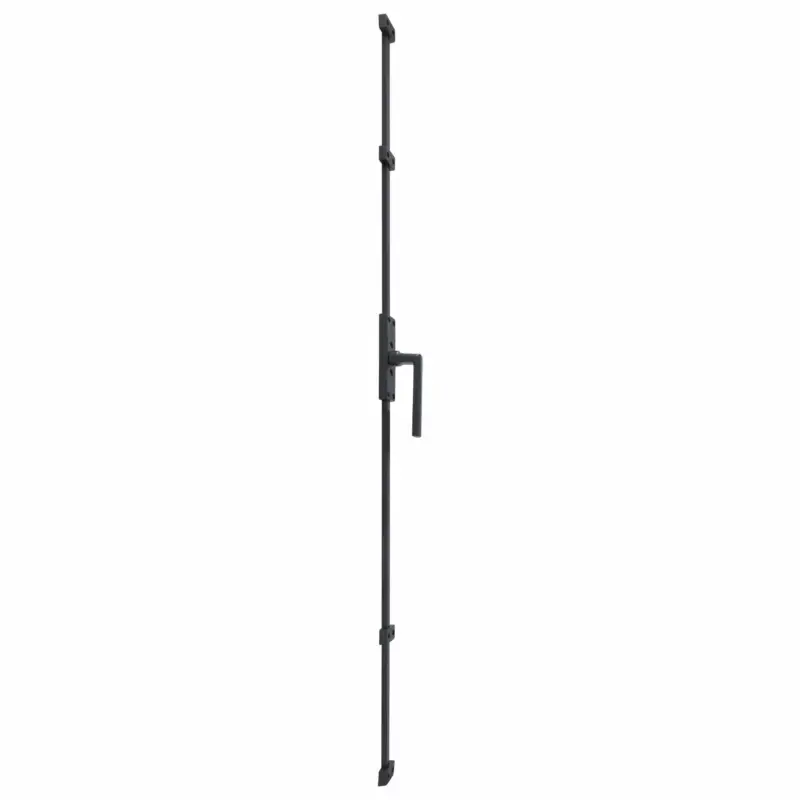 Dauby decoratief raambeslag "Pure Line type 1930"verouderd ijzer - zwartper stuk Dagaanbieding
