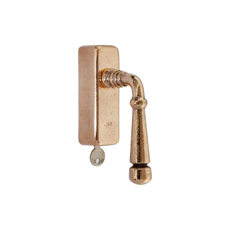 Dauby Pure Line raamklink type 1830 brons gepolijst afsluitbaar per stuk Meest Verkocht