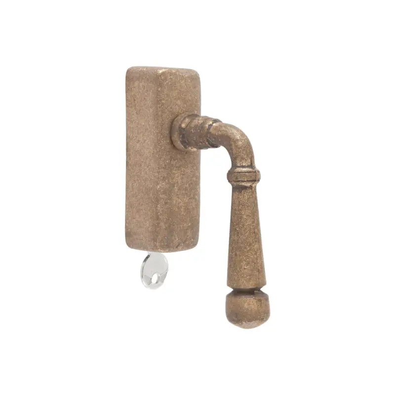 Must-Have Dauby Pure Line raamklink type 1830 draai/kiep brons gepolijst afsluitbaar per stuk