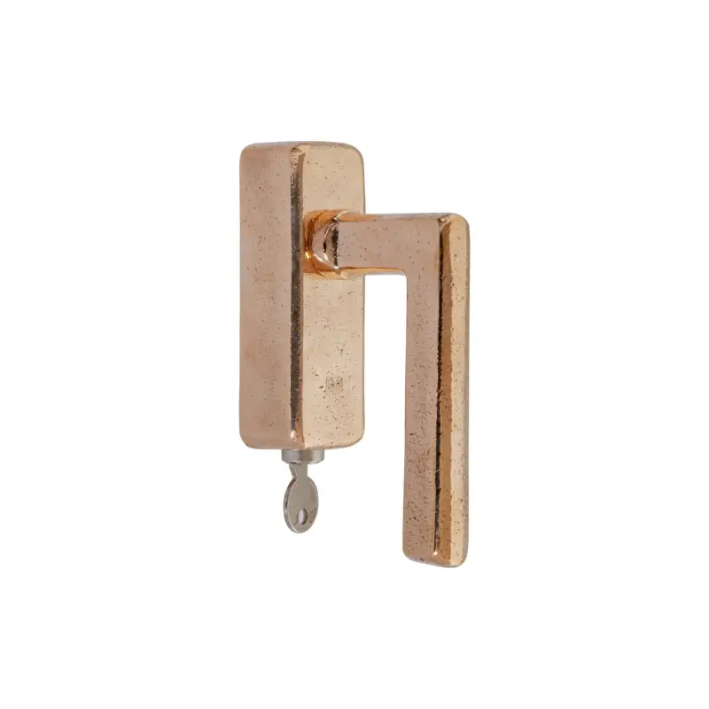 Dauby Pure Line raamklink type 1920 brons gepolijst afsluitbaar per stuk Aanbieding