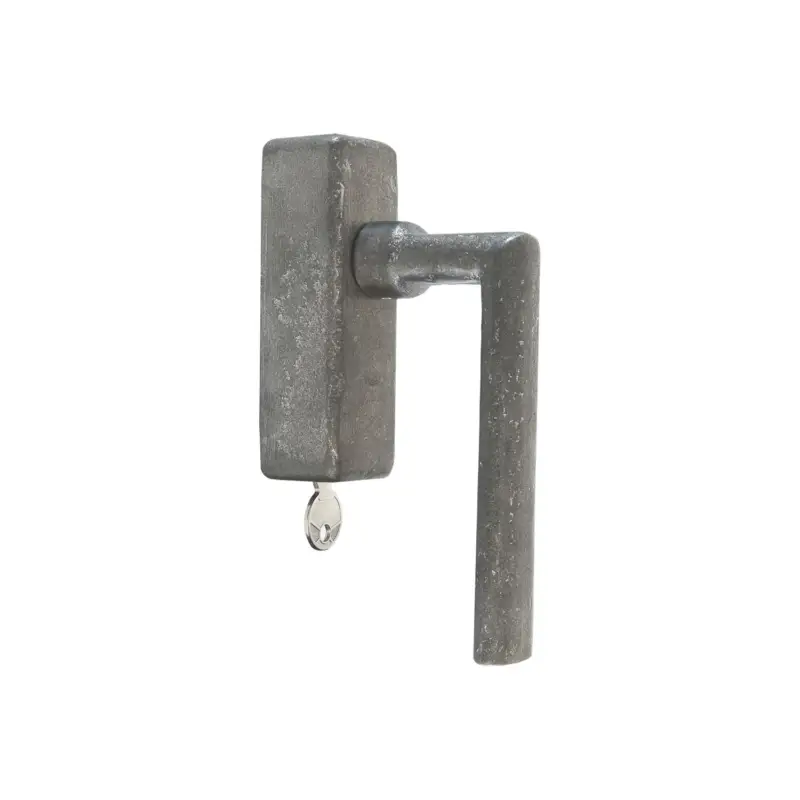 Nieuw Dauby Pure Line raamklink type 1930 ruw metaal afsluitbaar per stuk