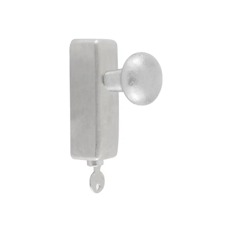 Dauby Pure Line raamknoprond draai/kiep mat wit brons afsluitbaar per stuk Laatste Versie