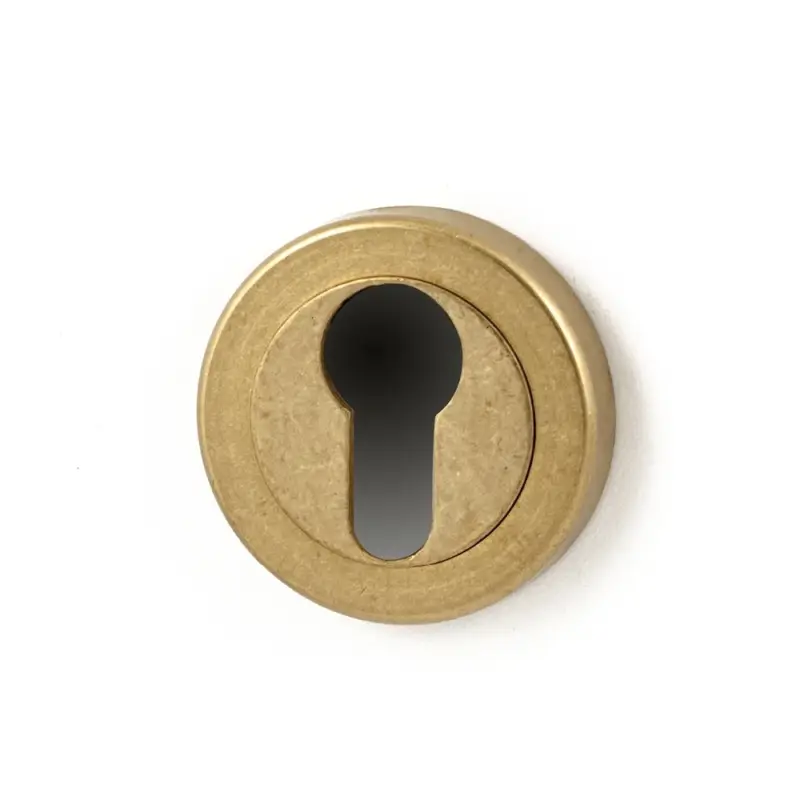 Shop Nu Design cilinderrozet Getrommeld Messing model Nica