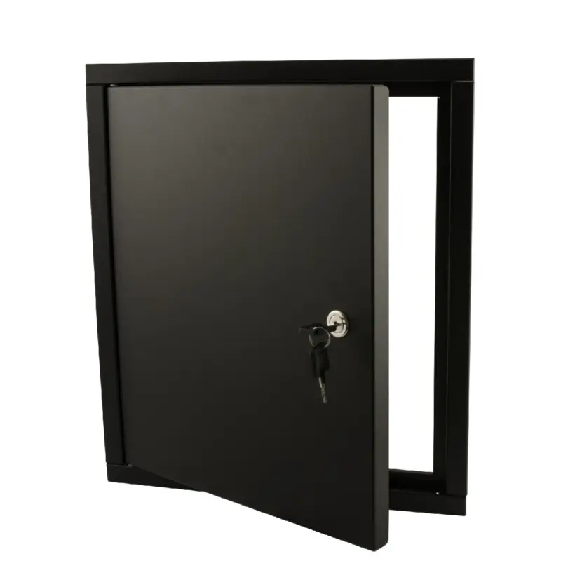 Deurdeel inbouwbrievenbus deur + frame zwart Koopje